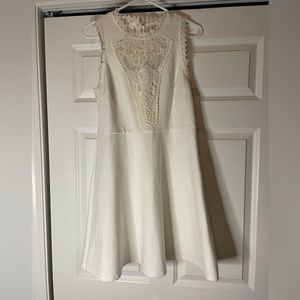 Francesca's Large White Lace Dress